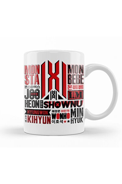 Baskı Dükkanı كوب مونستا إكس فونت كولاج من البورسلين