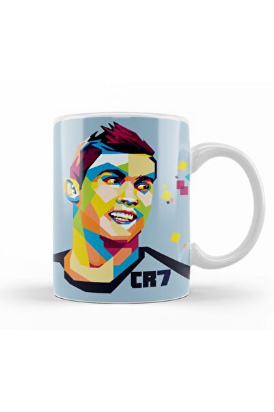 Baskı Dükkanı كأس كريستيانو رونالدو الخزفي