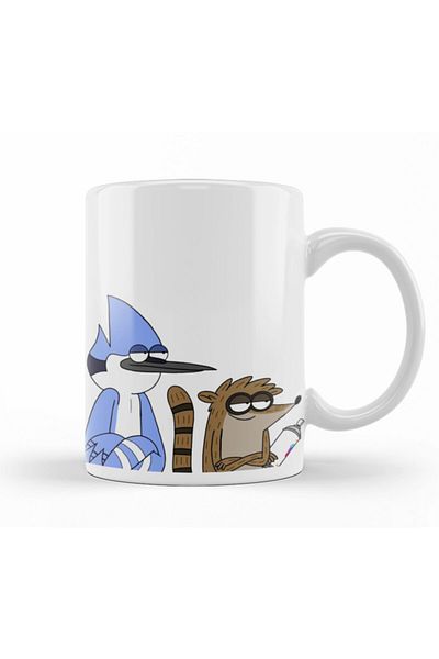 Baskı Dükkanı Regular Show Mug Glass Porcelain