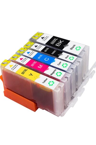 Premium Canon Ip7250/ix6850 Muadil Kartuş 5renk Pgı550xl-clı551xl