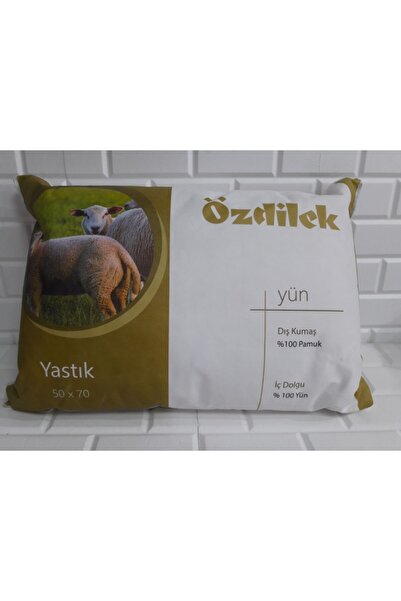 Deneme Zamanı Pernă de lână Özdilek Umplutură de lână 50x70 cm