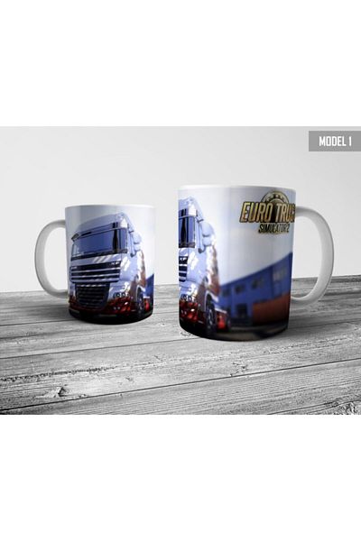 Pixxa Euro Truck Simulator 2 نماذج كأس القدح