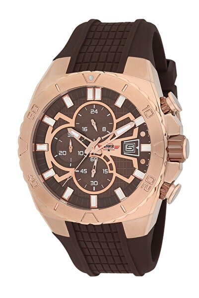 G Force Gforce 0176e Erkek Kol Saati 56 Mm Rose