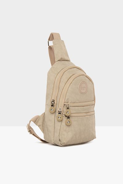 Bagmori Cream Women's Crossbody Parachute Bag M000004137