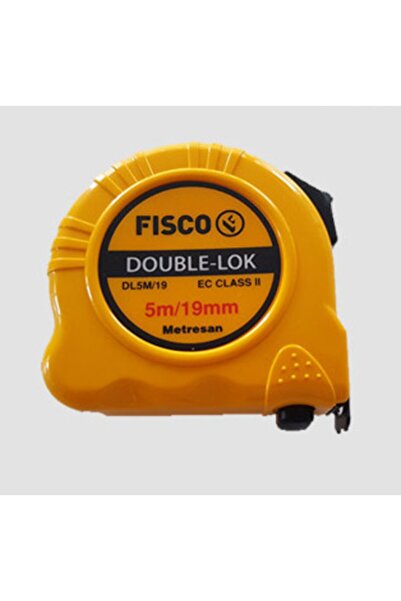 Fisco Double Lok Şerit Metre 5 m x 19 mm