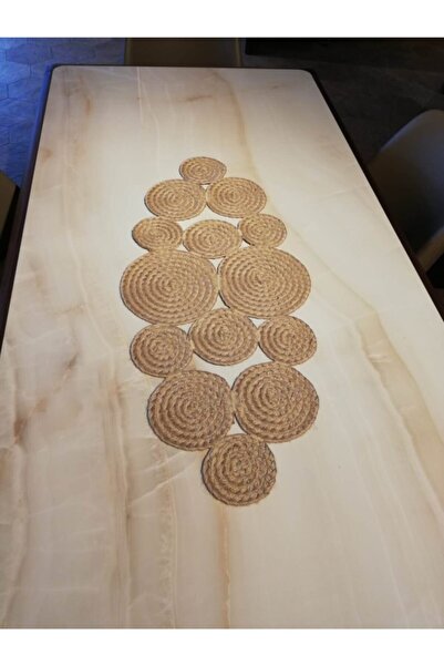 Romans Runner Saç Örgü Jüt Ip Galaxy 40x90