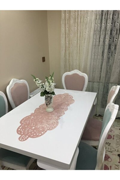 Diva Home Kadife Lazer Kesimli Runner