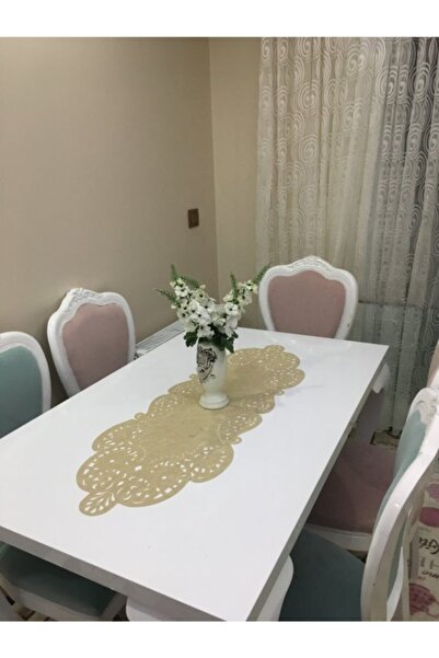 Diva Home Kadife Lazer Kesimli Runner