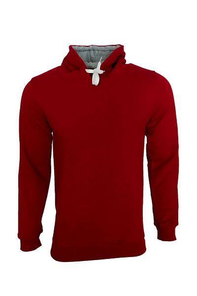 Raf Coll Hanorac unisex roșu Claret cu glugă