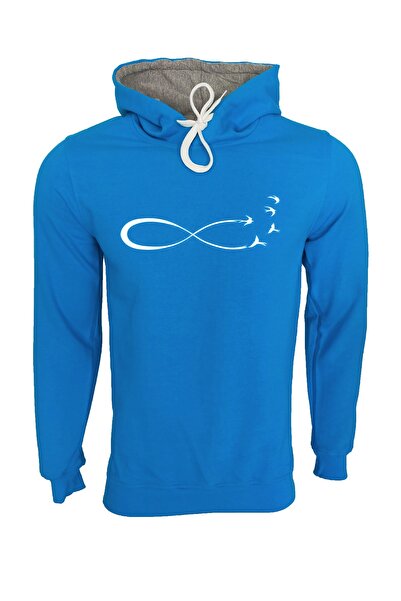 Raf Coll Унісекс Світшот з капюшоном і принтом «Нескінченність»