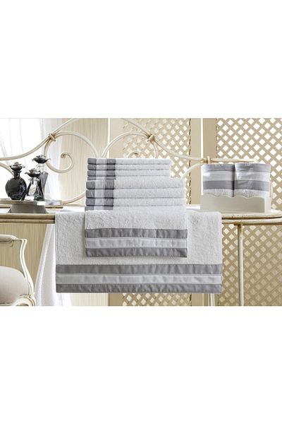 Gül Güler Gray Piccolo - Face Towel Banded