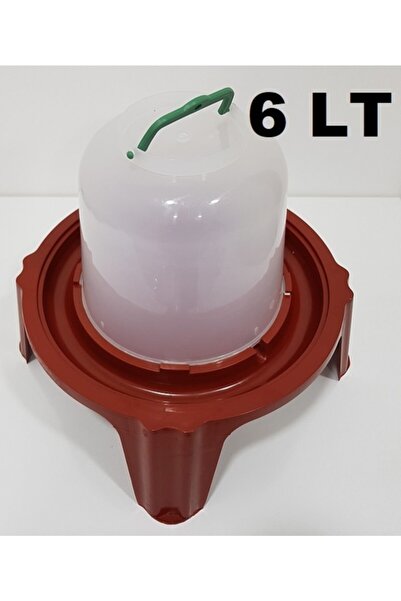 Ekodoğa Ayaklı Suluk 6 Lt Tavuk Suluğu Civciv Suluğu Kanatlı Suluğu Kuş Suluk...