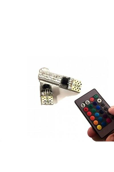 BoostZone Uzaktan Kumandalı T10 Çakarlı Renkli Led