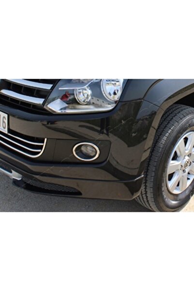 Omsa Volkswagen Amarok Sis Farı Çerçevesi 2 Parça Paslanmaz Çelik