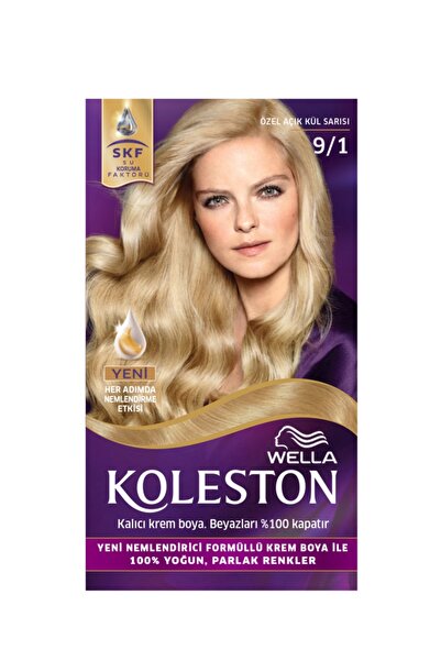 Wella Koleston 9/1 Kit Boya Özel Açık Kül Sarısı