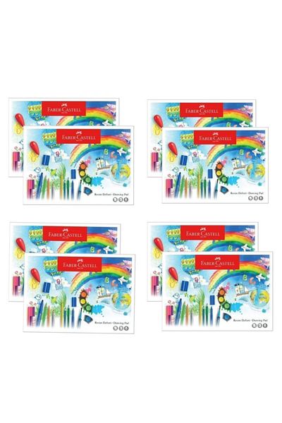 Faber Castell Faber-castell Caiet de pictură cu copertă din carton 25x35 cm 15 coli ( 5075400025 ) 8 bucăți