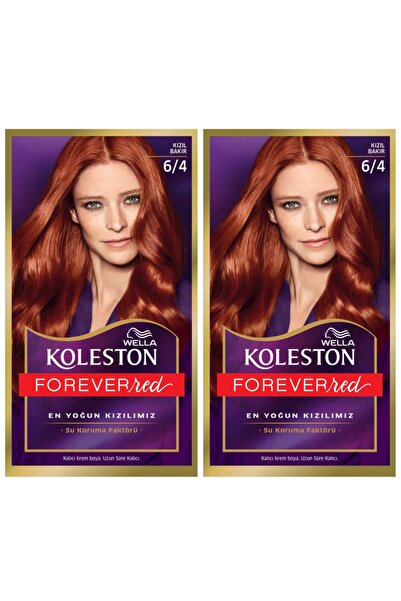 Wella Koleston 6/4 Kit Kızıl Bakır Saç Boyası 2li