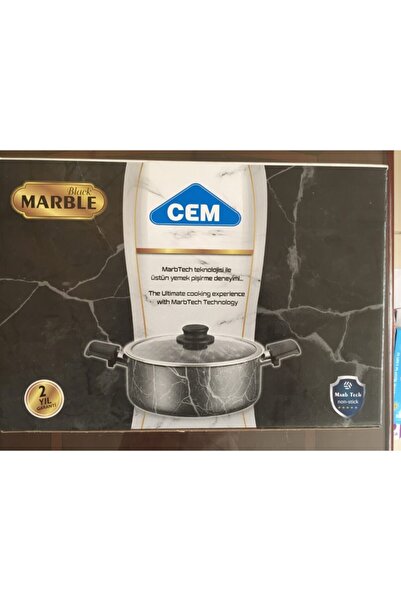 Cem Marble Granit Derin Tencere 24cm