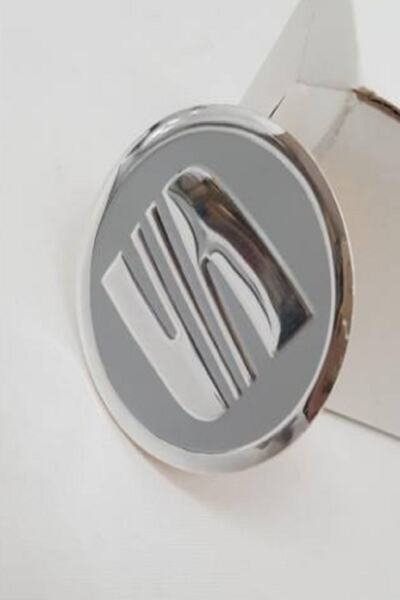 YED Jant Göbeği Arma Seat Alüminyum 60mm. 4'lü Set Silver Orjinal Tip