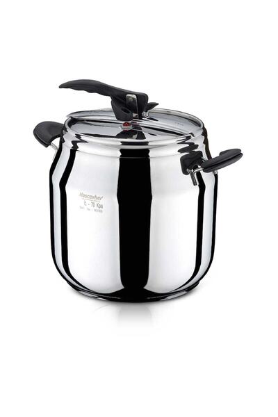 Hascevher Gastro 15 Litre Düdüklü Tencere 18/10 Cr.ni