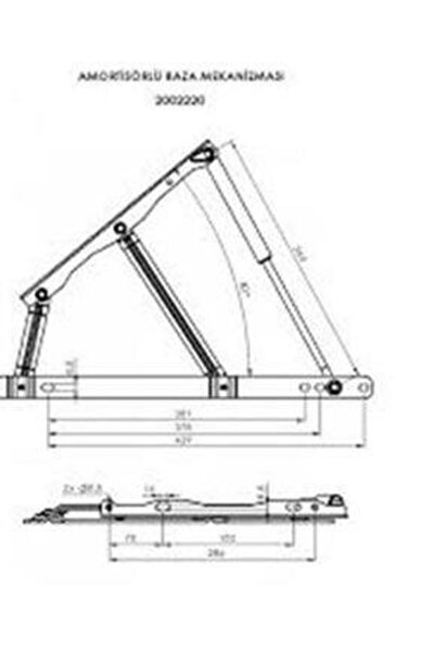 Lider Baza Amortisörü 750n ,2 Adet Baza Pistonu