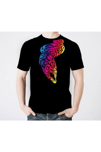 Scubapro تي شيرت مورين تاتو أسود للرجال