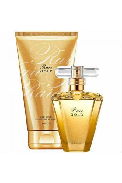 AVON Rare Gold 50 ml Kadın Edp Parfüm + 150 ml Vücut Losyonu