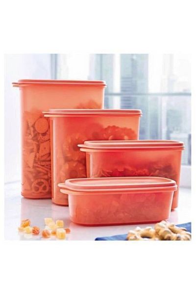 Tupperware Oval Modular Storage Set of 4