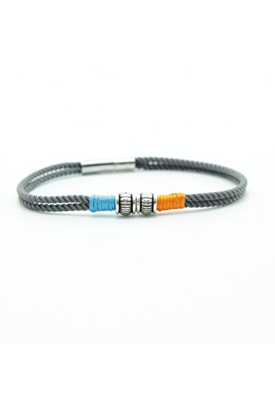 77 Tasarım Men's Gray Despina1 Bracelet
