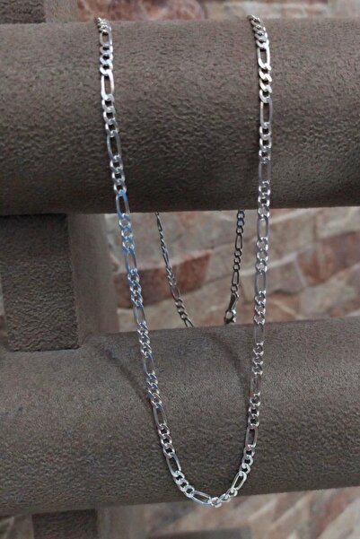 Erer Gümüş Gümüş 3 Mm Lik Gurmet Boyun Zinciri Kolye Tu17y8