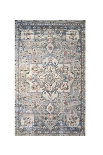 GizHome Sierra Pamuklu Halı 8073 Gri 80x150 Cm
