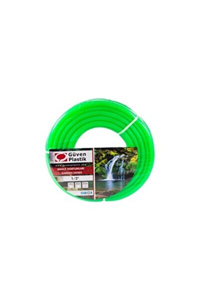 Güven Plastik Güven Market Tipi Eco Silikonlu 1/2 Su Çeşme Hortumu 10 Metre