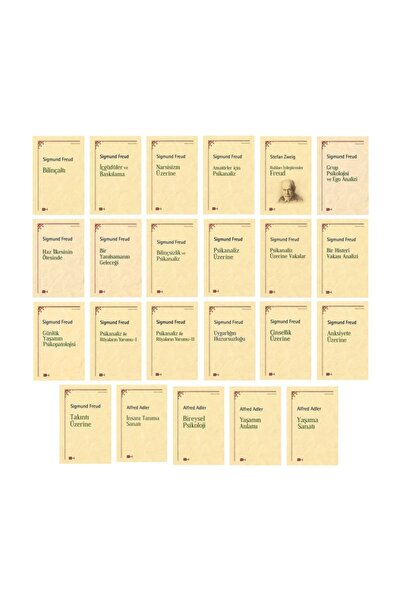 Tutku Yayınevi Psikoloji Kitap Seti - 23 Kitap - Sigmund Freud, Alfred Adler,...