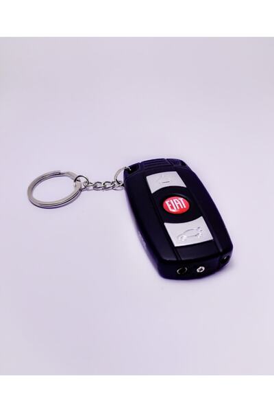 platin hediyelik fiat logolu alevli ışıklı çakmak anahtarlık