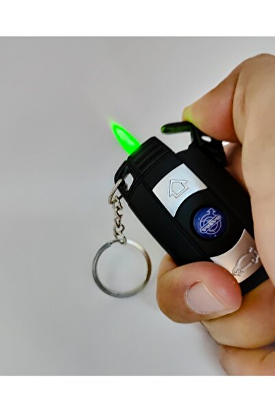 platin hediyelik volvo logolu alevli ışıklı çakmak anahtarlık