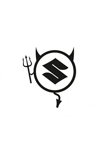 TSC سوزوكي سيارة مضحك الشيطان ملصق الترابط