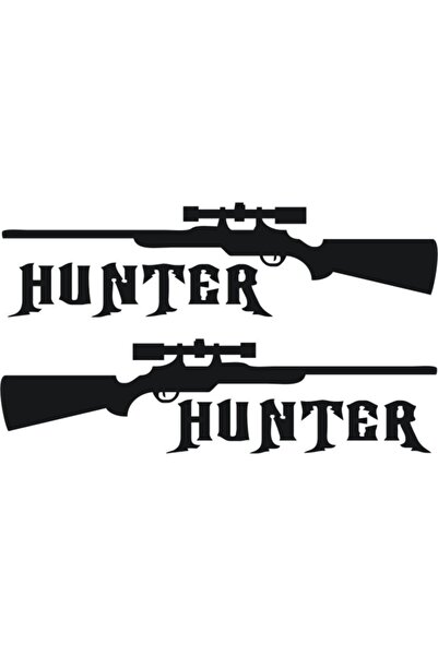 TSC Avcı Tüfek Sticker Araba için Yapıştırma 2 Adet
