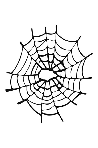 TSC ملصق سيارة بنمط شبكة العنكبوت