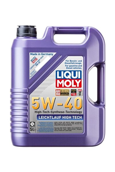 Liqui Moly Leichtlauf High Tec 5W-40 Sent. Motor Yağı 5 Lt. 2328