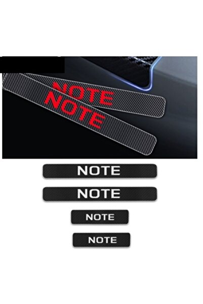 TSC نيسان نوت ألياف الكربون عتبة الباب حروف ملصق حماية الطلاء 50 سم