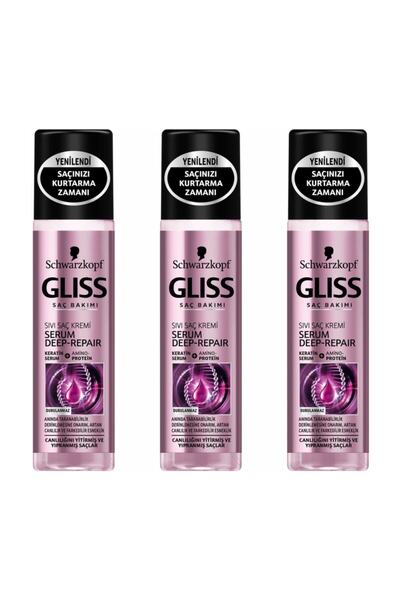 Gliss Serum Deep Repair Liquid Conditioner 200 ml Set of 3