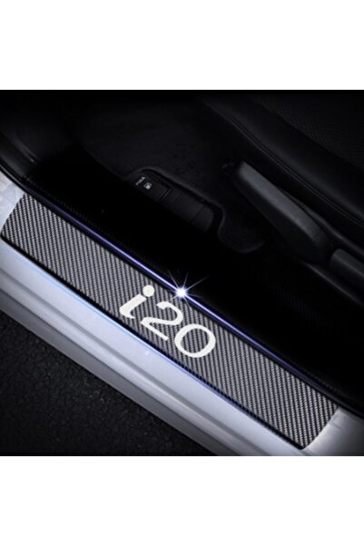 TSC Hyundai i20 Carbon Fiber Door Sill Lettering Sticker Paint Protection