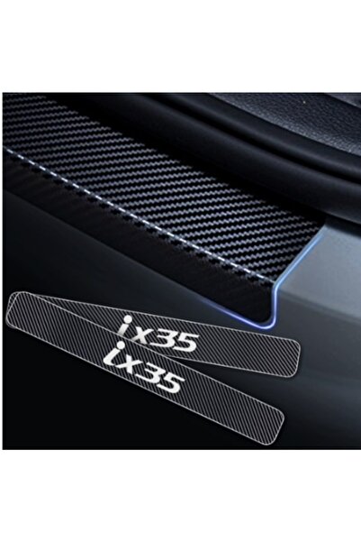 TSC Hyundai ix-35 Carbon Fiber Kapı Eşiği Yazısı Sticker Boya Koruma