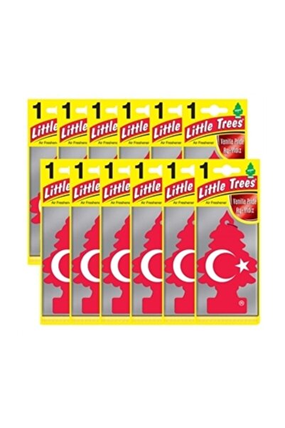 Car Freshner Little Trees Araba Kokusu Vanilla Pride Türk Bayrağı Kokusu 12 ad