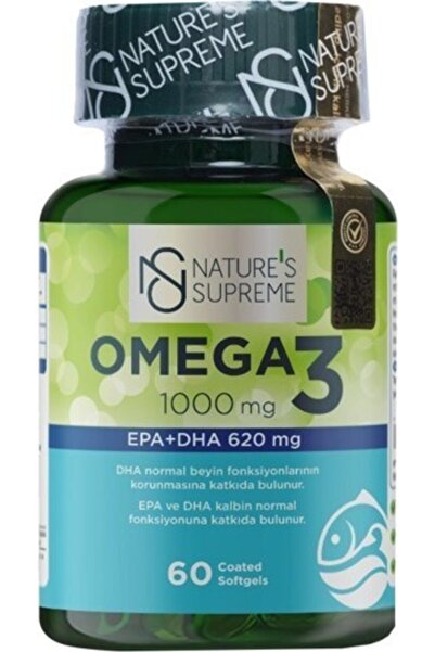 Nature's Supreme Omega 3 1000 Mg 60 Kapsül