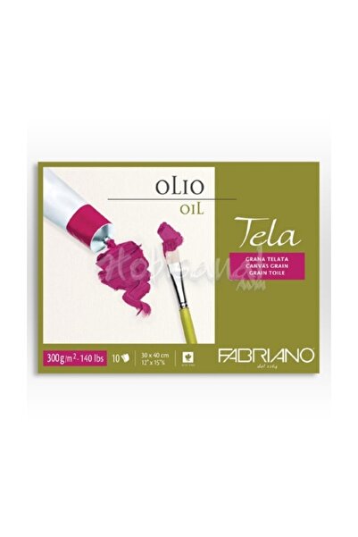 Fabriano Tela Yağlı Boya Blok Defter 300g 10 Yaprak 18x24