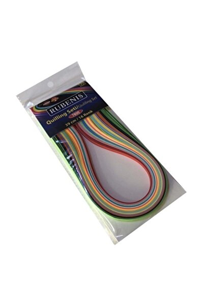 Rubenis Quilling Seti 39 Cm 16 Renk 120 Adet (7800)