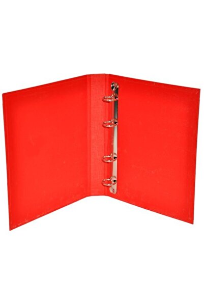 Genel Markalar A5 Talebe (Öğrenci) Klasörü 4 Halkalı Oxford Kırmızı 24200 (10 Lu Paket)