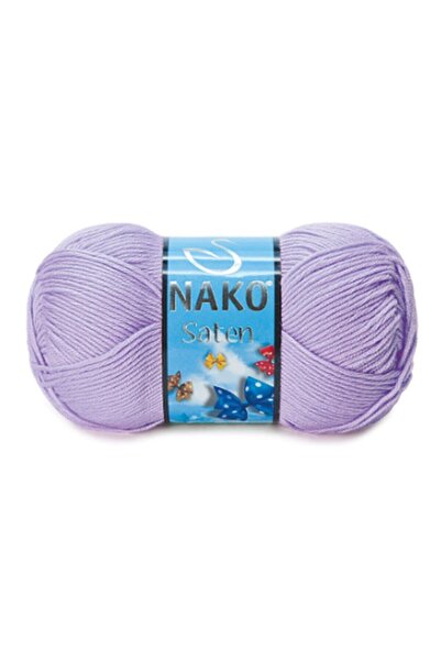 NAKO ساتان 2842 أرجواني |   خيط صيفي محبوك يدويًا