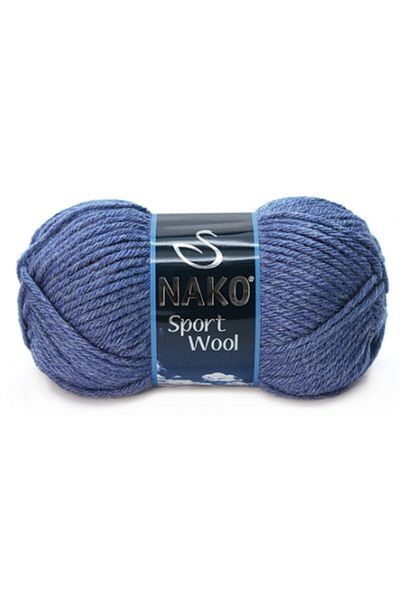 NAKO Sport Wool 23162 100 Gr Denim Melange Πλεκτό Χειροποίητο νήμα
